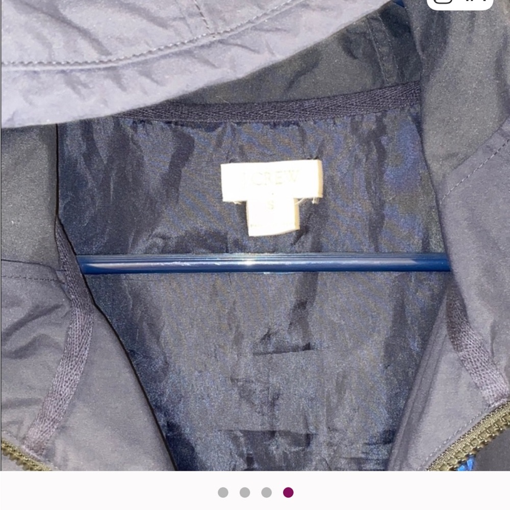 ☔️EUC!💧J. Crew raincoat with hood - Picture 5 of 6